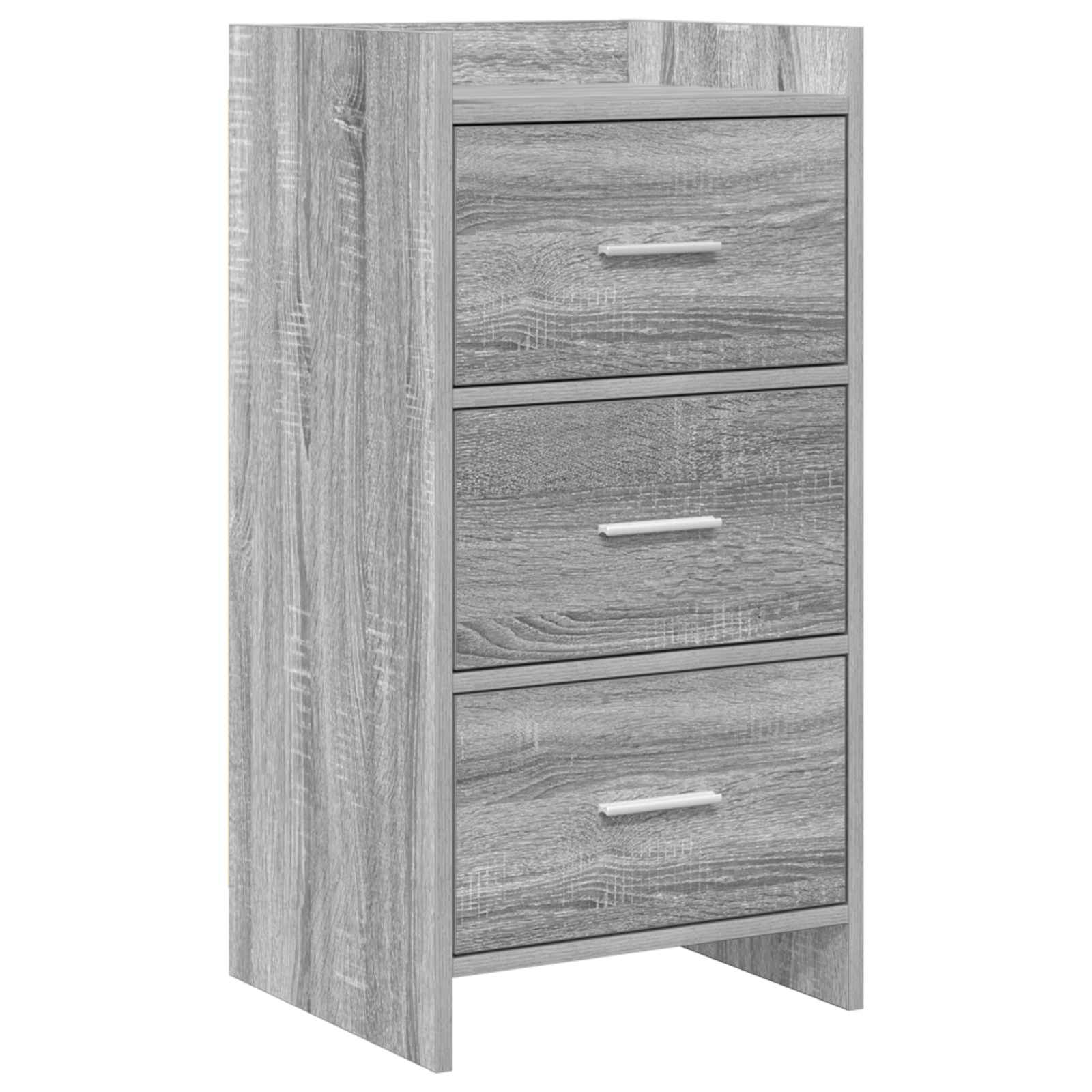 Sideboard Grau Sonoma 40 x 36 x 80 cm Holzwerkstoff