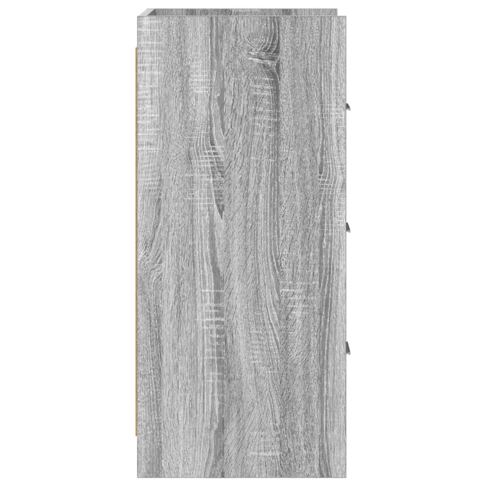 Sideboard Grau Sonoma 40 x 36 x 80 cm Holzwerkstoff