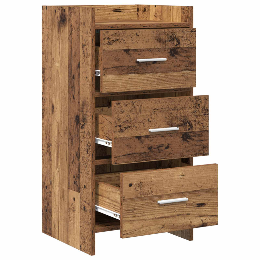 Sideboard Altholz 40 x 36 x 80 cm Holzwerkstoff