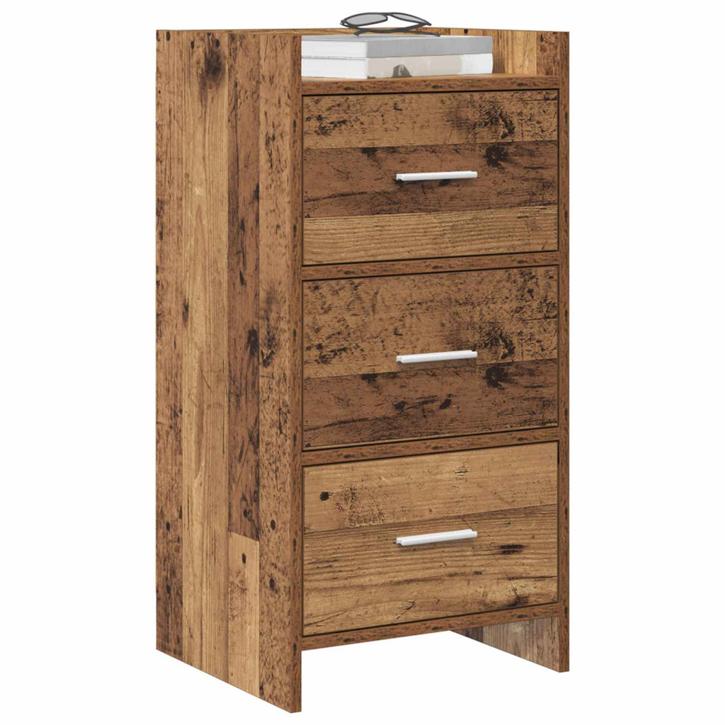 Sideboard Altholz 40 x 36 x 80 cm Holzwerkstoff