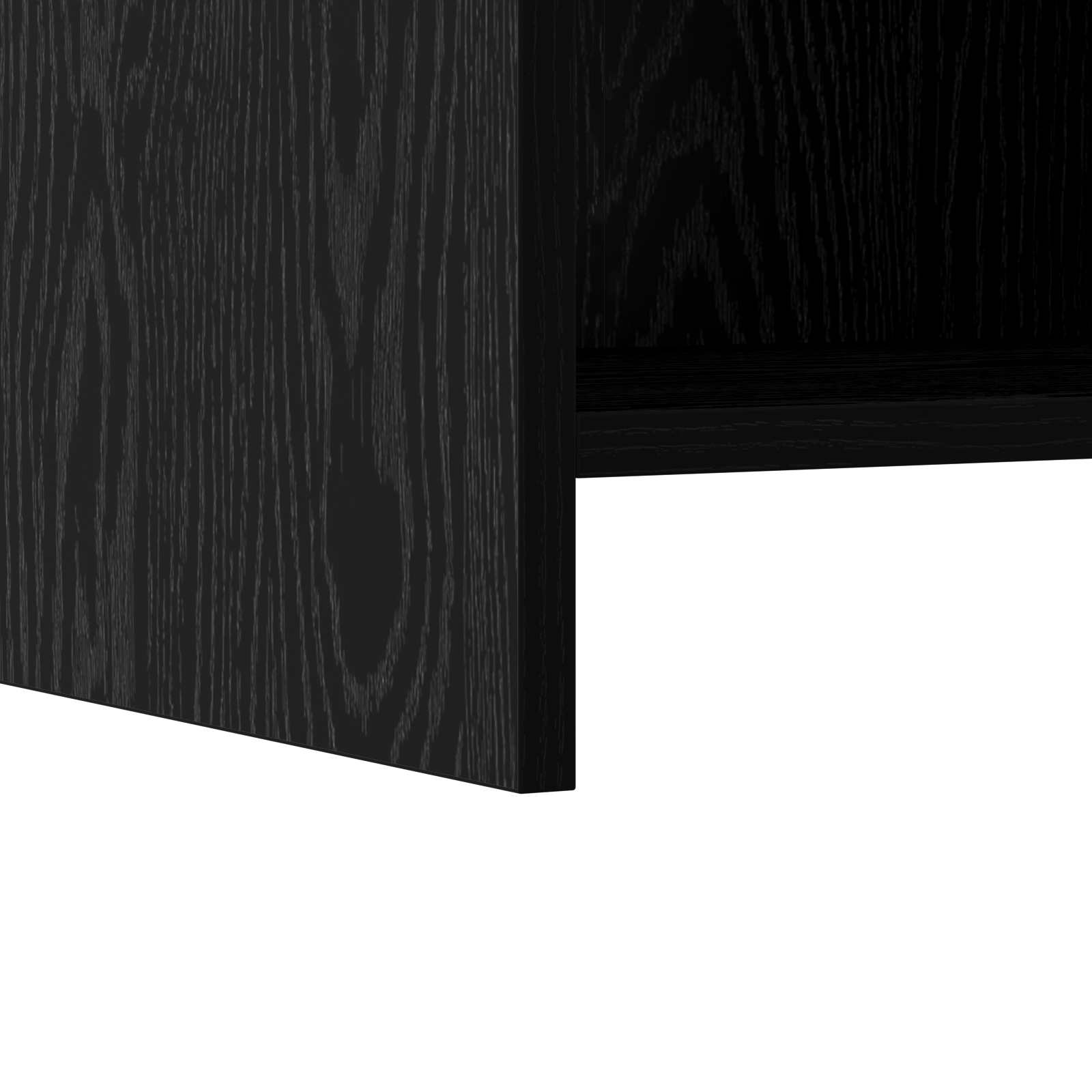 Sideboard Schwarze Eiche 40 x 36 x 80 cm Holzwerkstoff