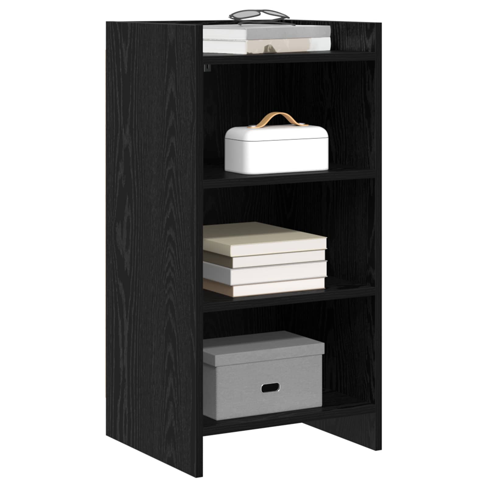 Sideboard Schwarze Eiche 40 x 36 x 80 cm Holzwerkstoff