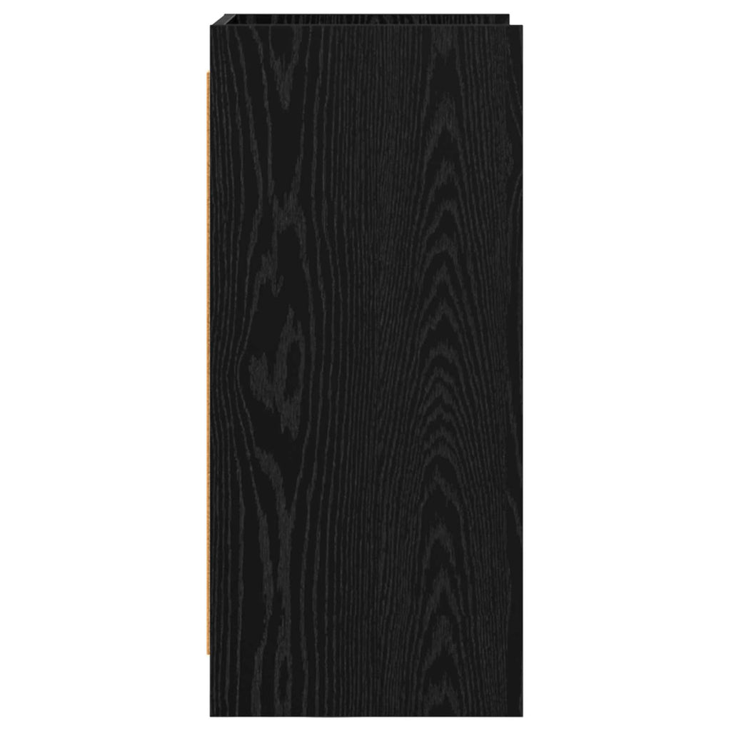 Sideboard Schwarze Eiche 40 x 36 x 80 cm Holzwerkstoff