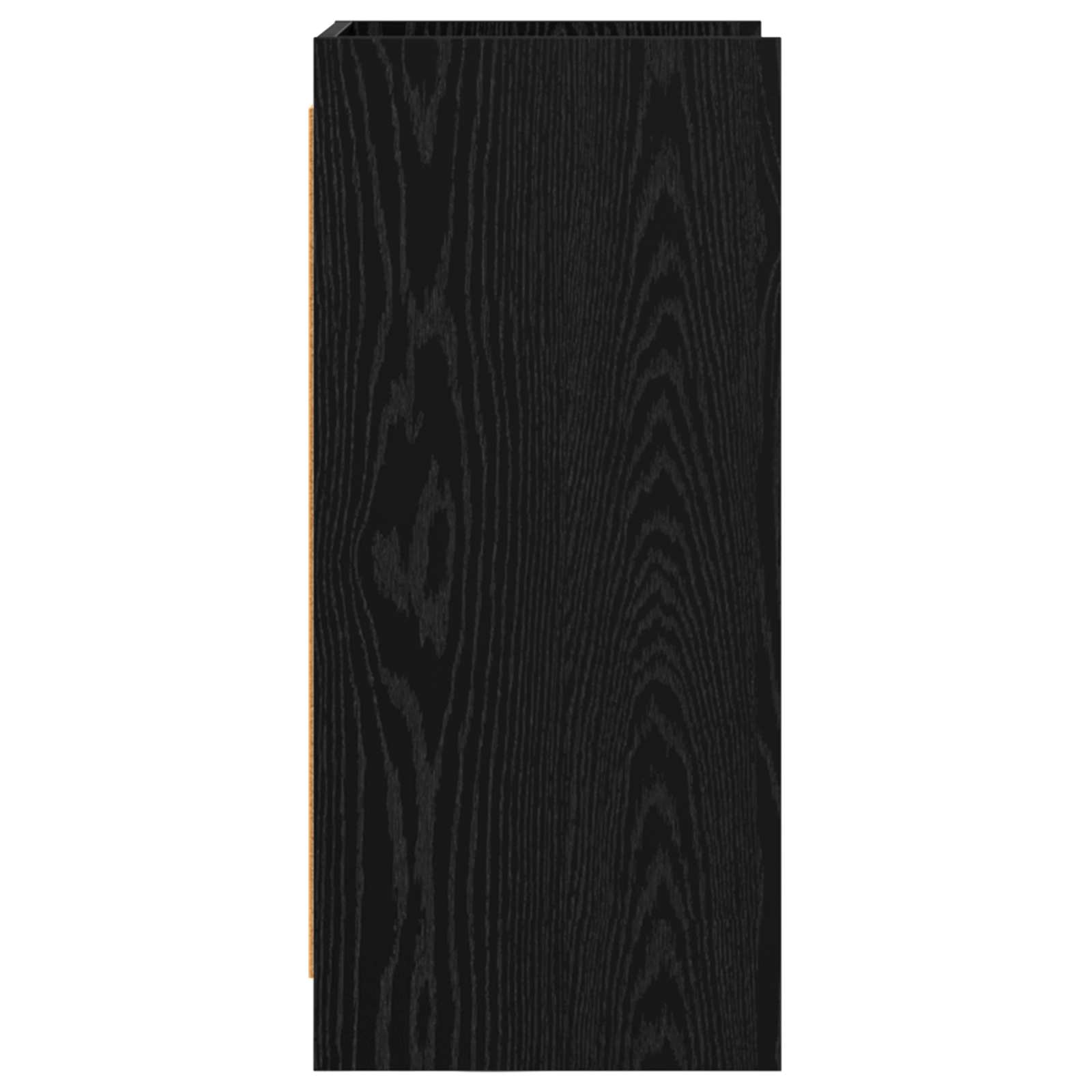 Sideboard Schwarze Eiche 40 x 36 x 80 cm Holzwerkstoff