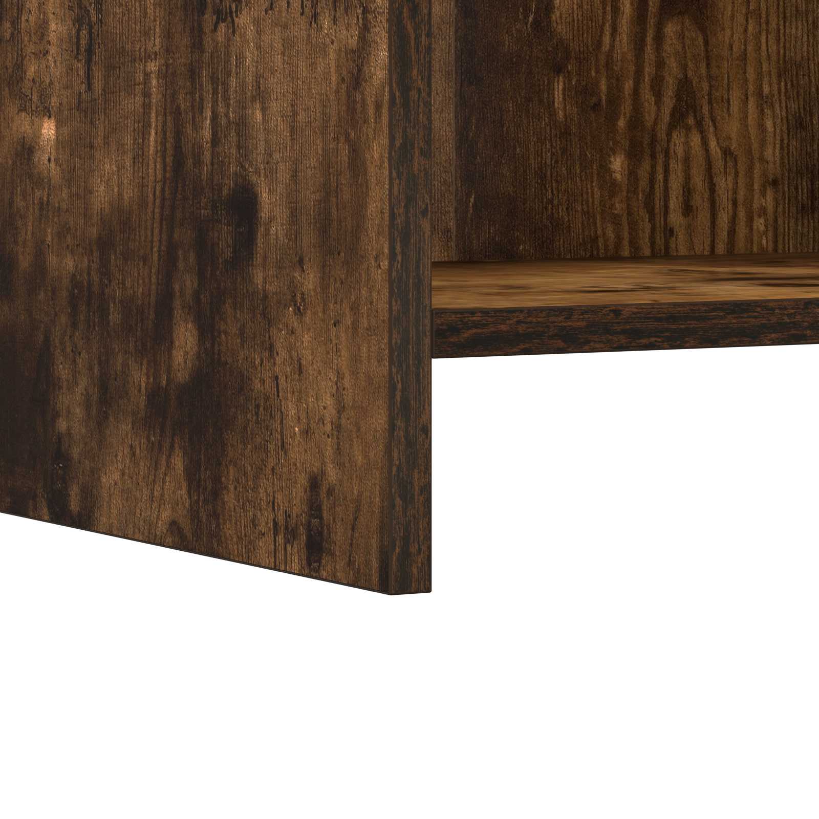 Sideboard Geräucherte Eiche 40 x 36 x 80 cm Holzwerkstoff