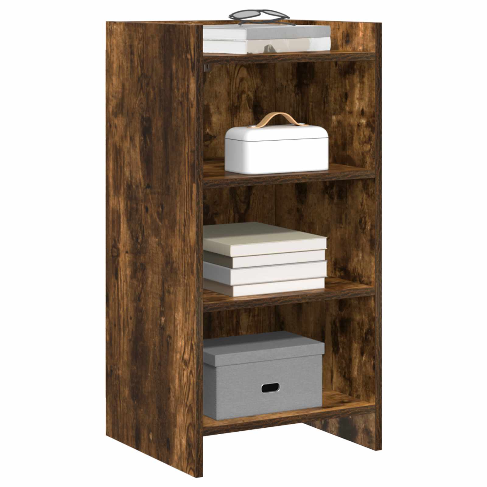 Sideboard Geräucherte Eiche 40 x 36 x 80 cm Holzwerkstoff