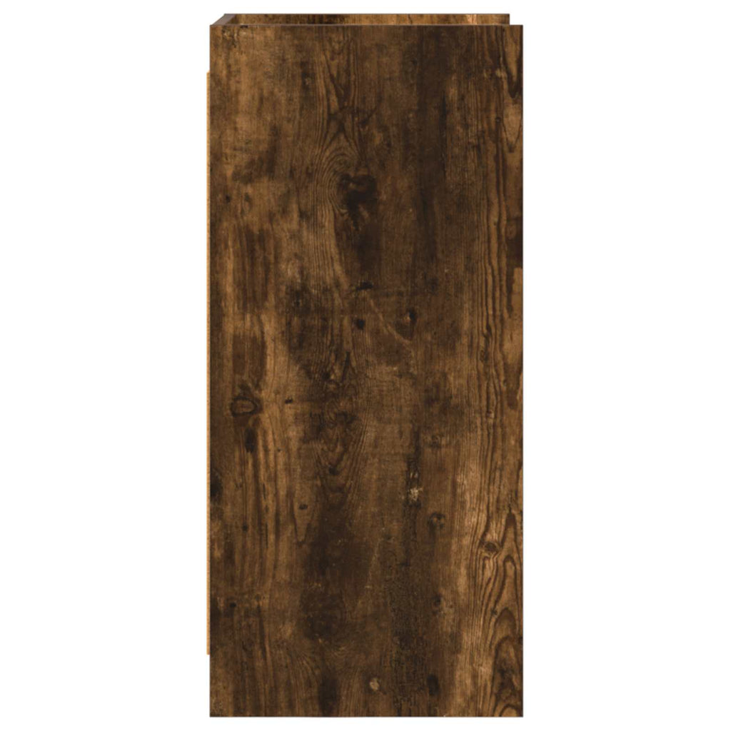 Sideboard Geräucherte Eiche 40 x 36 x 80 cm Holzwerkstoff
