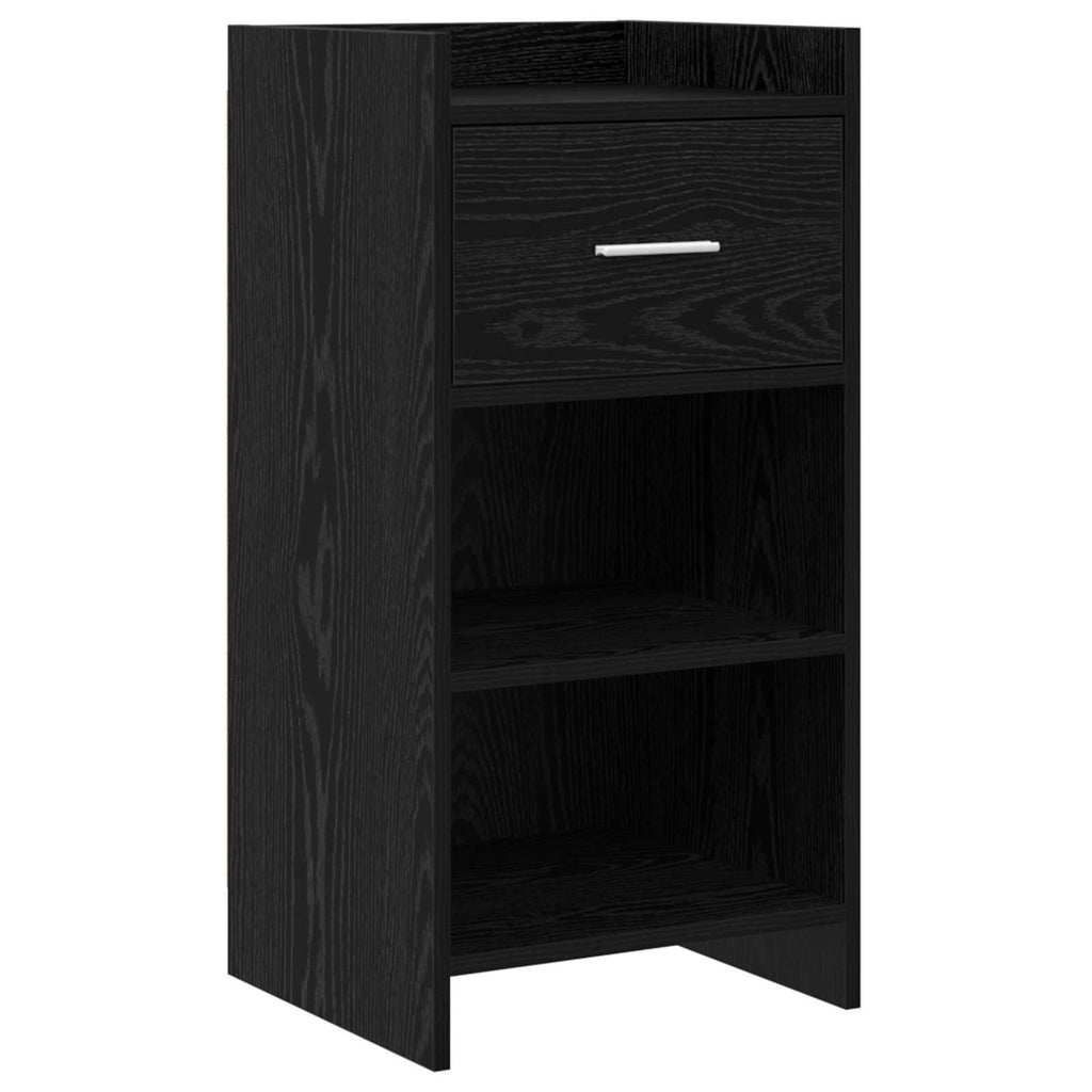 Sideboard Schwarze Eiche 40 x 36 x 80 cm Holzwerkstoff