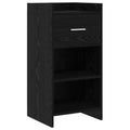 Sideboard Schwarze Eiche 40 x 36 x 80 cm Holzwerkstoff
