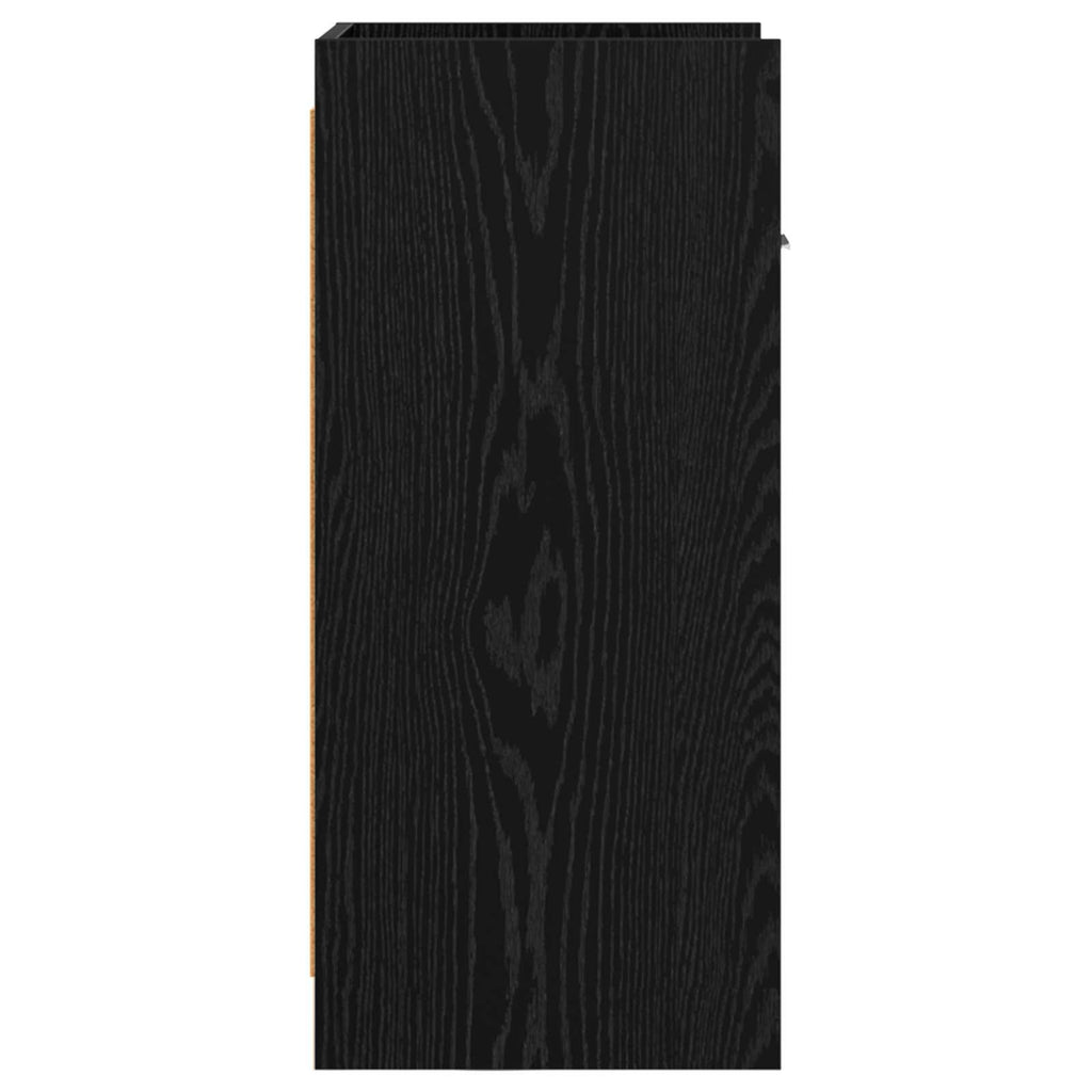 Sideboard Schwarze Eiche 40 x 36 x 80 cm Holzwerkstoff