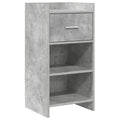Sideboard Betongrau 40 x 36 x 80 cm Holzwerkstoff