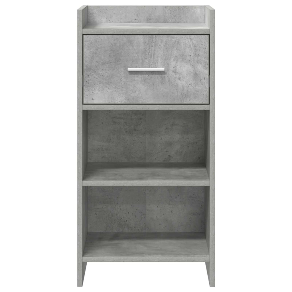Sideboard Betongrau 40 x 36 x 80 cm Holzwerkstoff