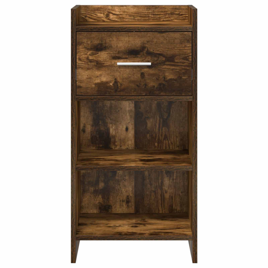 Sideboard Geräucherte Eiche 40 x 36 x 80 cm Holzwerkstoff