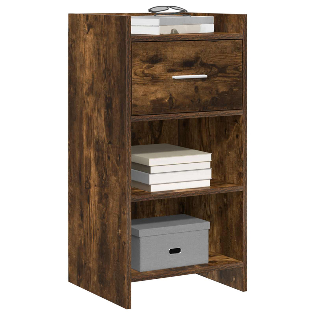 Sideboard Geräucherte Eiche 40 x 36 x 80 cm Holzwerkstoff