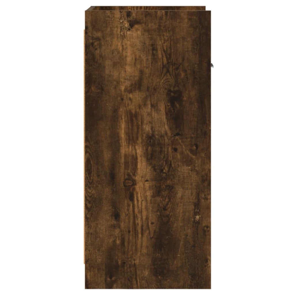 Sideboard Geräucherte Eiche 40 x 36 x 80 cm Holzwerkstoff