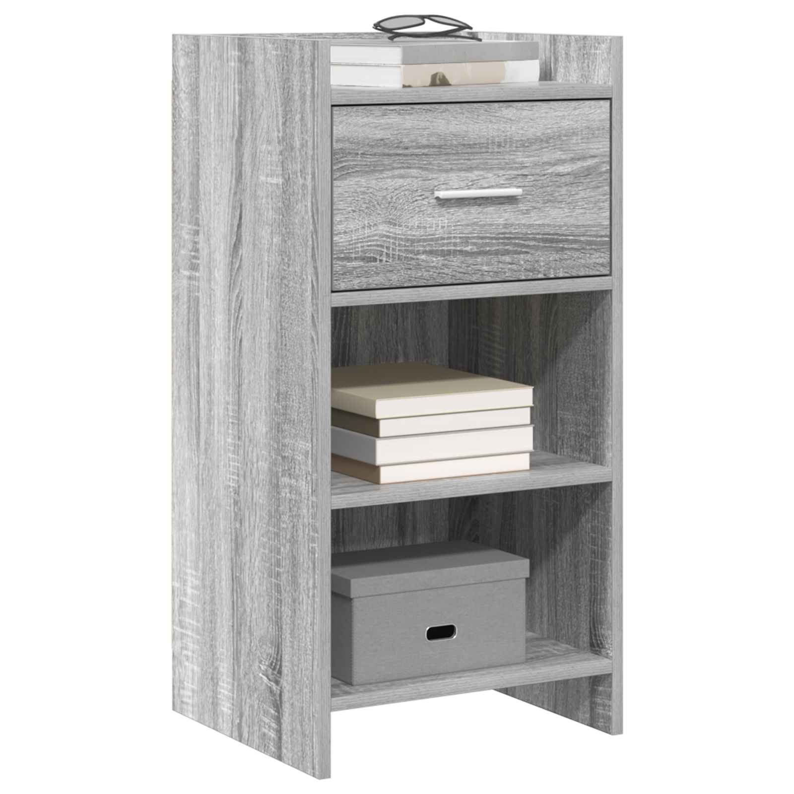 Sideboard Grau Sonoma 40 x 36 x 80 cm Holzwerkstoff