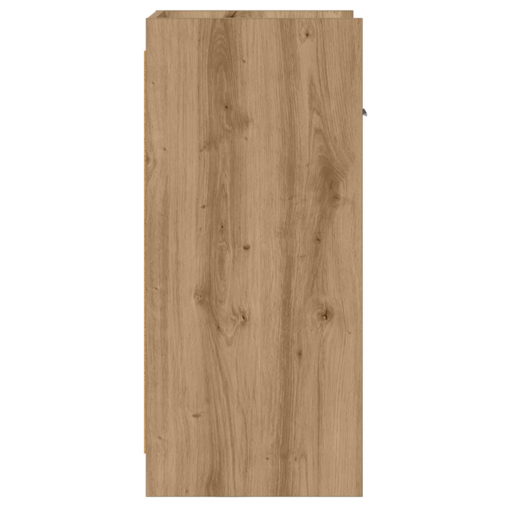 Sideboard Artisan-Eiche 40 x 36 x 80 cm Holzwerkstoff