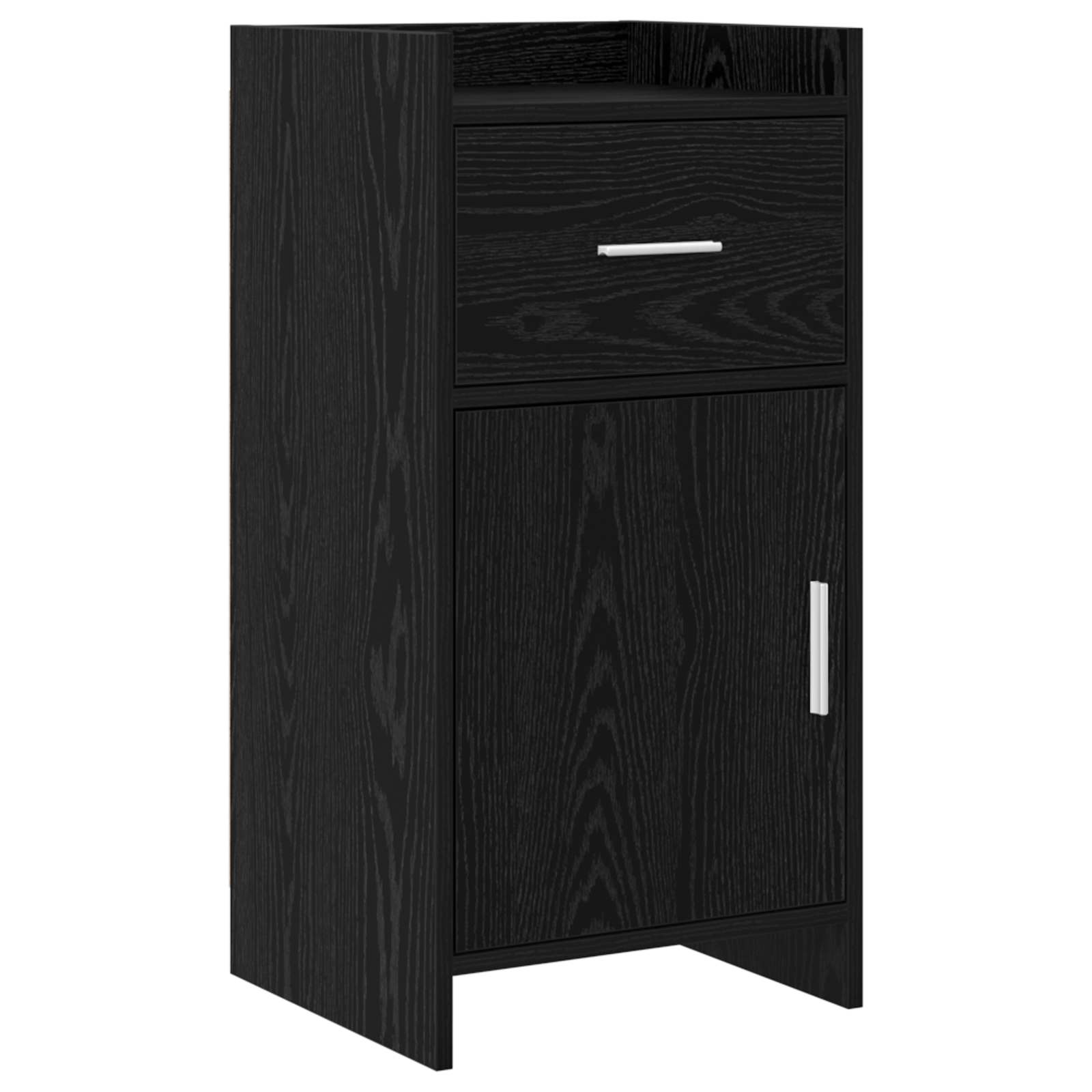 Sideboard Schwarze Eiche 40 x 36 x 80 cm Holzwerkstoff