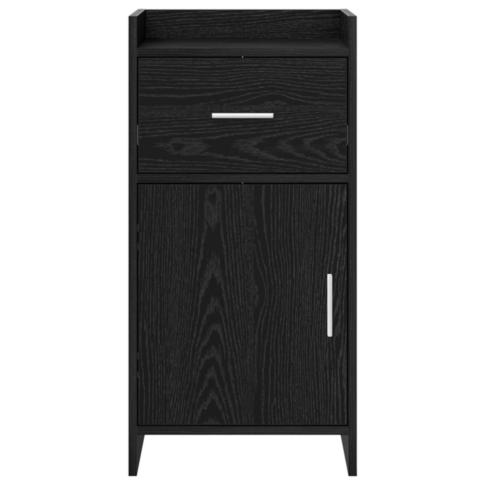 Sideboard Schwarze Eiche 40 x 36 x 80 cm Holzwerkstoff