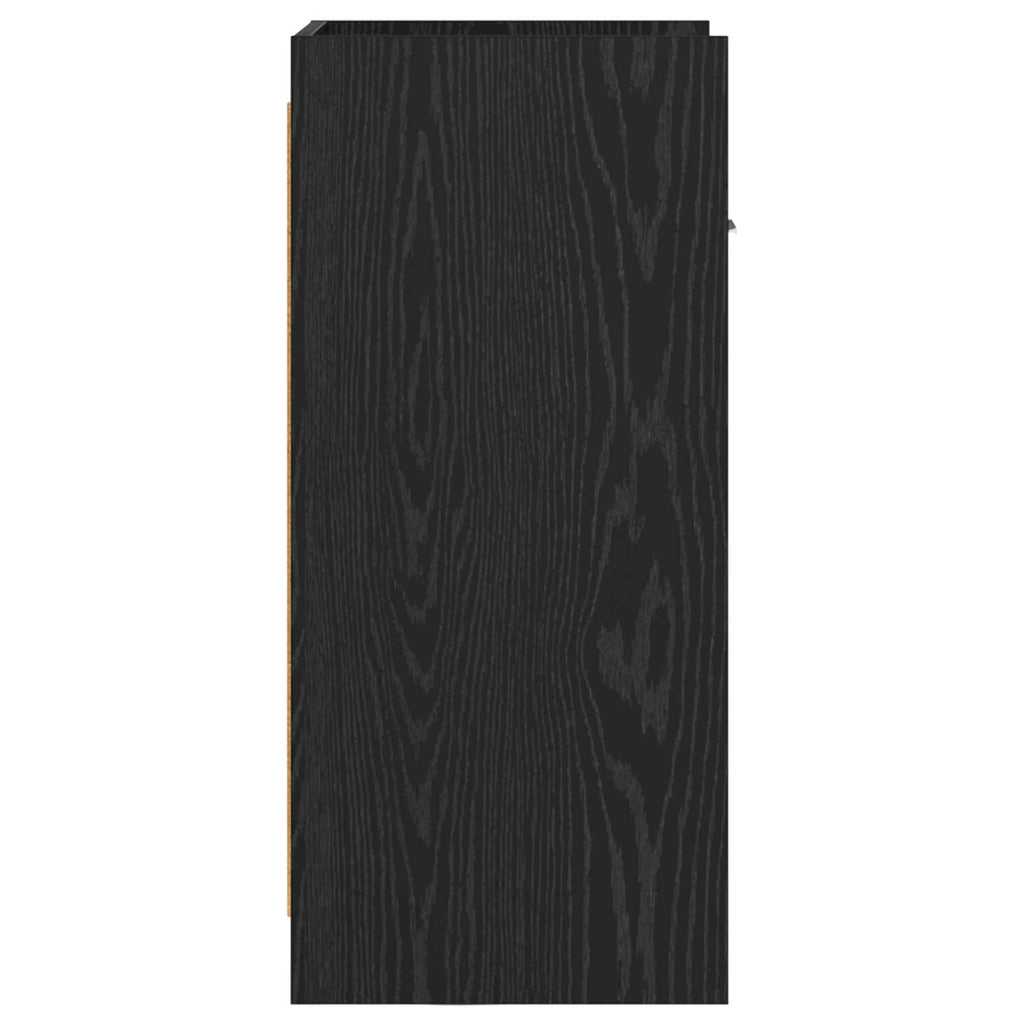 Sideboard Schwarze Eiche 40 x 36 x 80 cm Holzwerkstoff