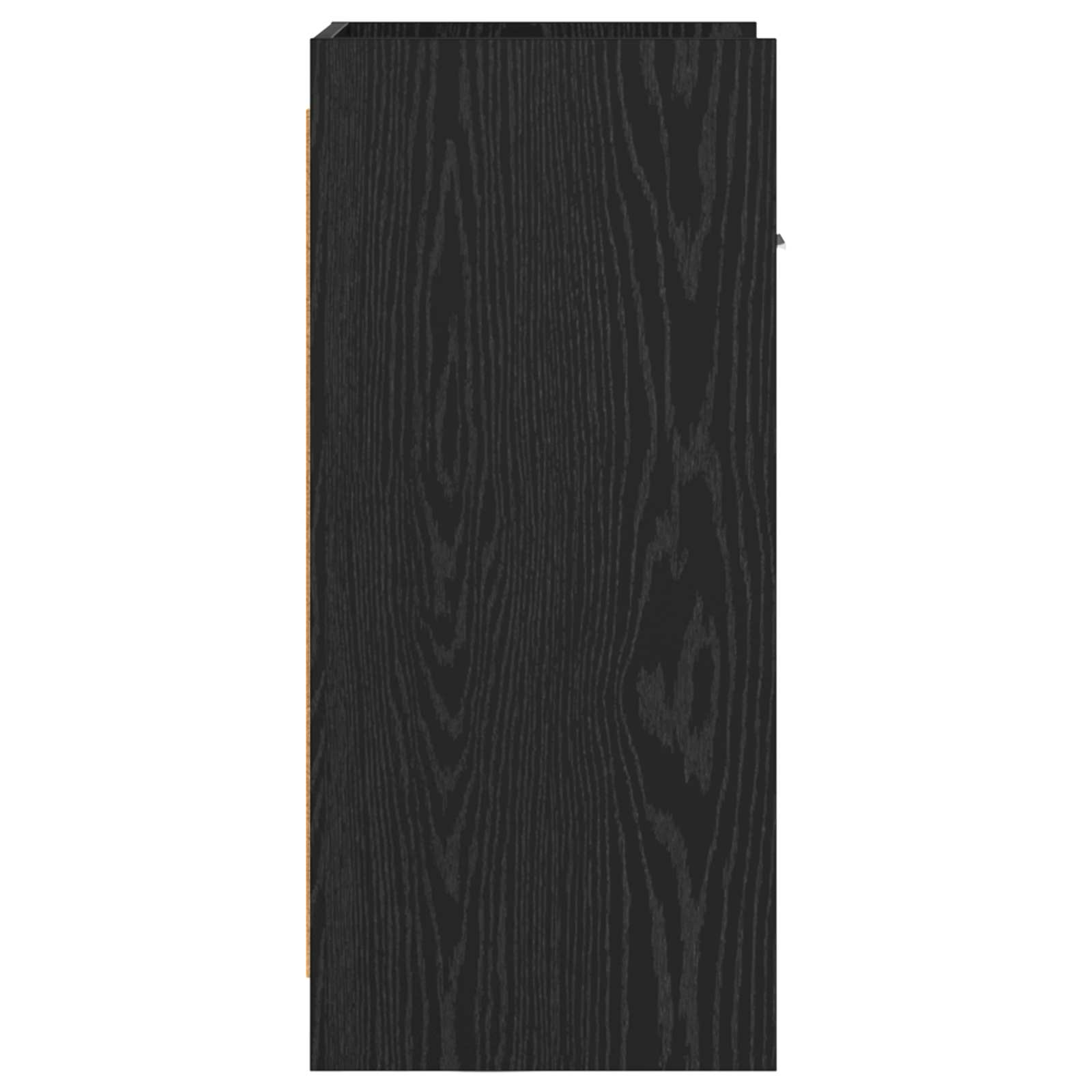 Sideboard Schwarze Eiche 40 x 36 x 80 cm Holzwerkstoff
