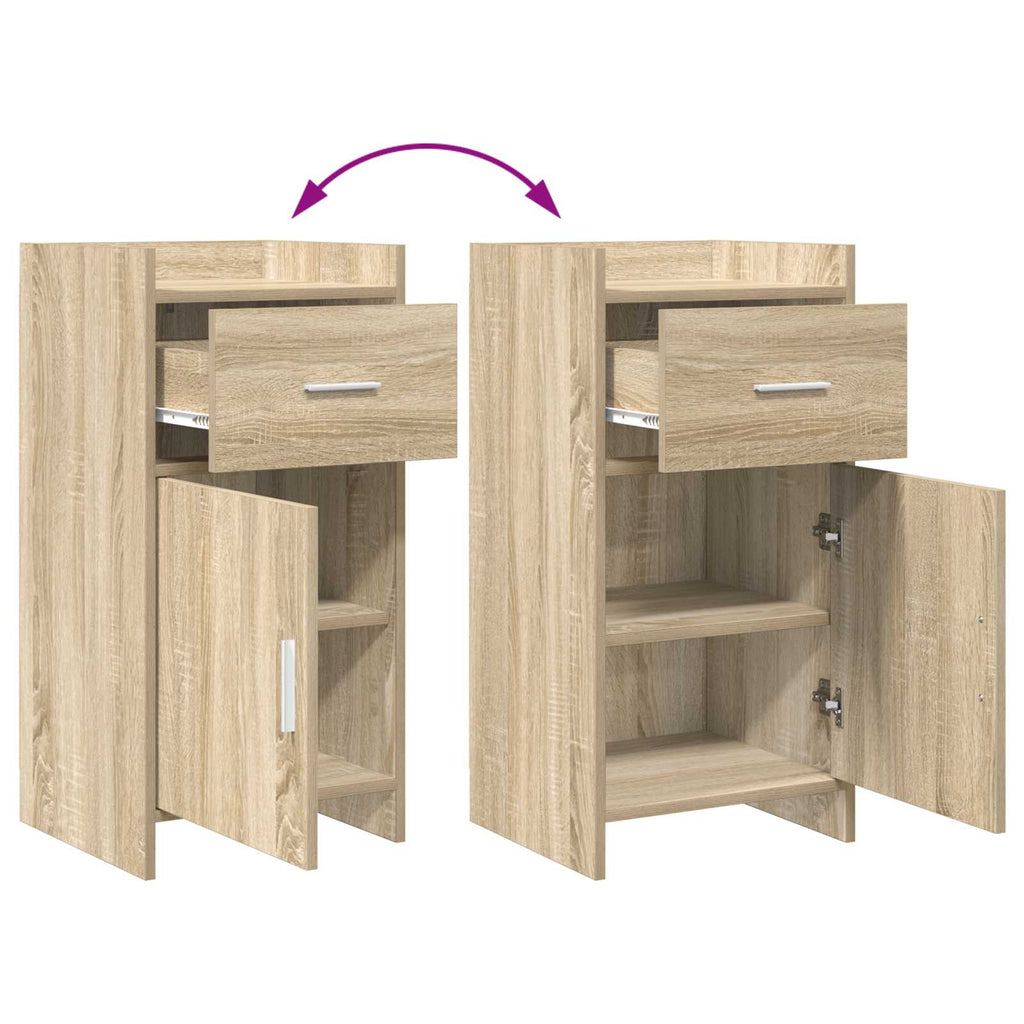 Sideboard Sonoma-Eiche 40 x 36 x 80 cm Holzwerkstoff