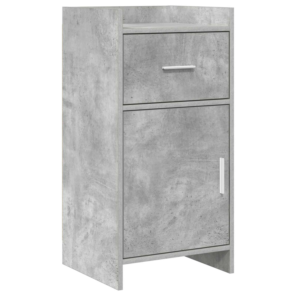 Sideboard Betongrau 40 x 36 x 80 cm Holzwerkstoff