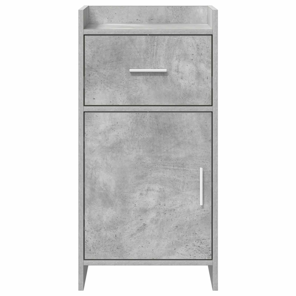 Sideboard Betongrau 40 x 36 x 80 cm Holzwerkstoff