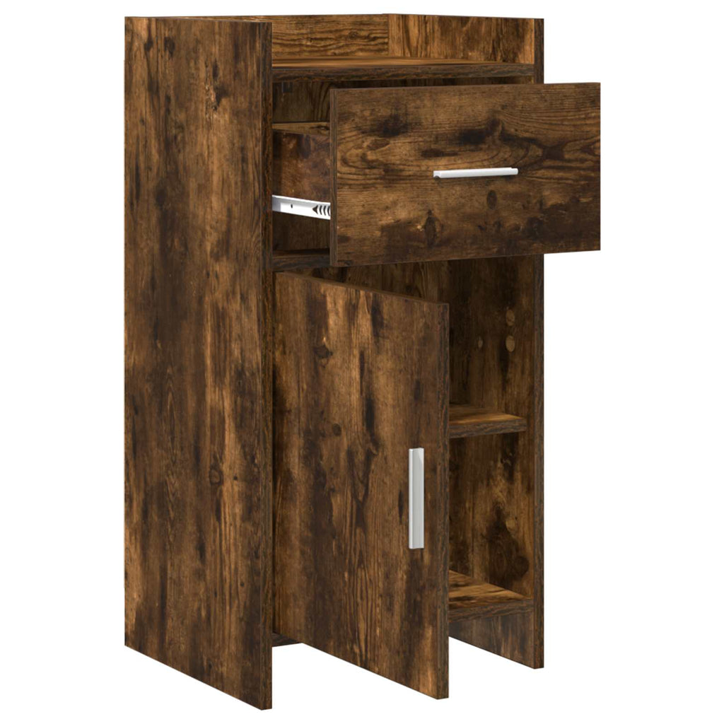 Sideboard Geräucherte Eiche 40 x 36 x 80 cm Holzwerkstoff