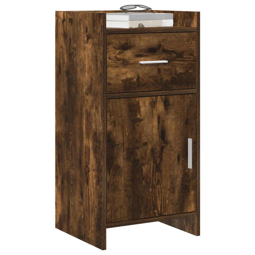 Sideboard Geräucherte Eiche 40 x 36 x 80 cm Holzwerkstoff