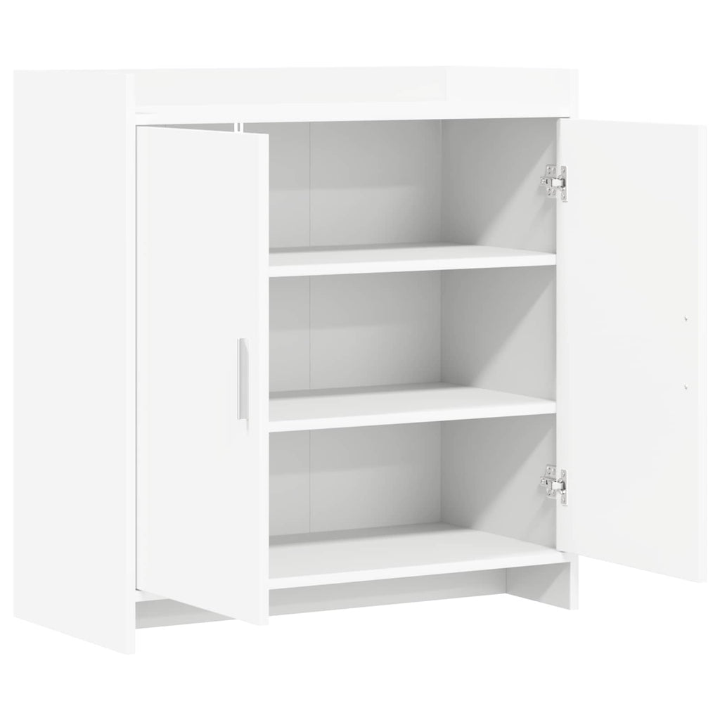 Sideboard Weiß 72 x 36 x 80 cm Holzwerkstoff
