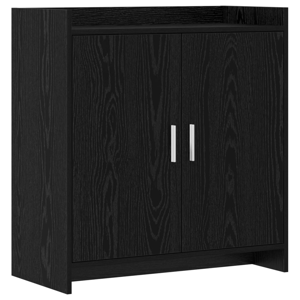 Sideboard Schwarze Eiche 72 x 36 x 80 cm Holzwerkstoff