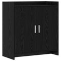 Sideboard Schwarze Eiche 72 x 36 x 80 cm Holzwerkstoff
