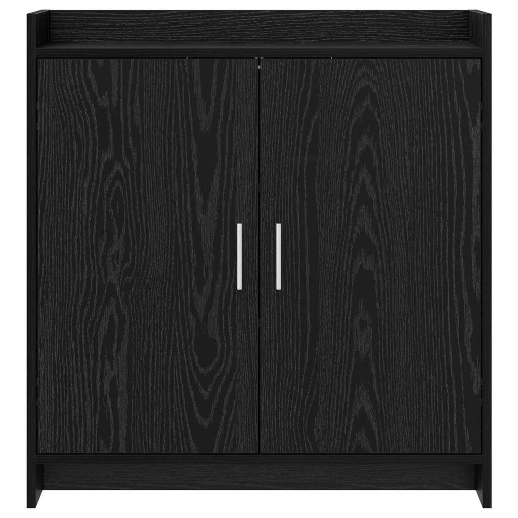 Sideboard Schwarze Eiche 72 x 36 x 80 cm Holzwerkstoff