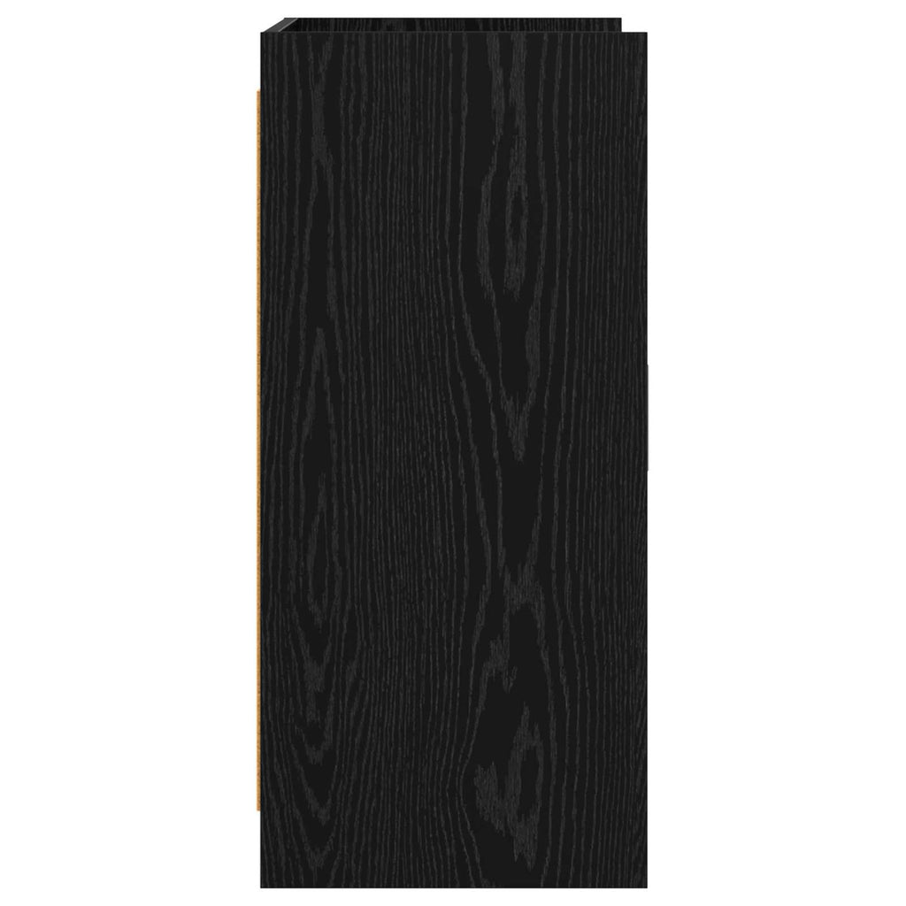 Sideboard Schwarze Eiche 72 x 36 x 80 cm Holzwerkstoff