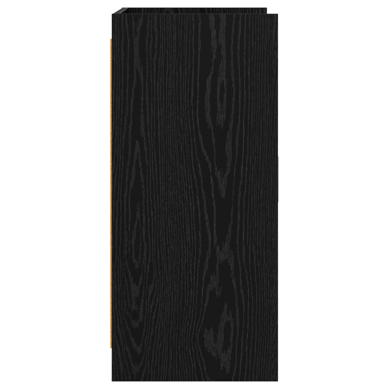 Sideboard Schwarze Eiche 72 x 36 x 80 cm Holzwerkstoff