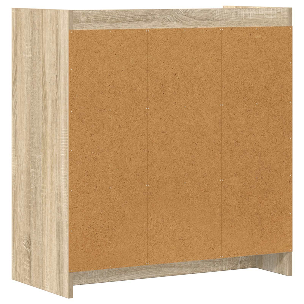 Sideboard Sonoma-Eiche 72 x 36 x 80 cm Holzwerkstoff
