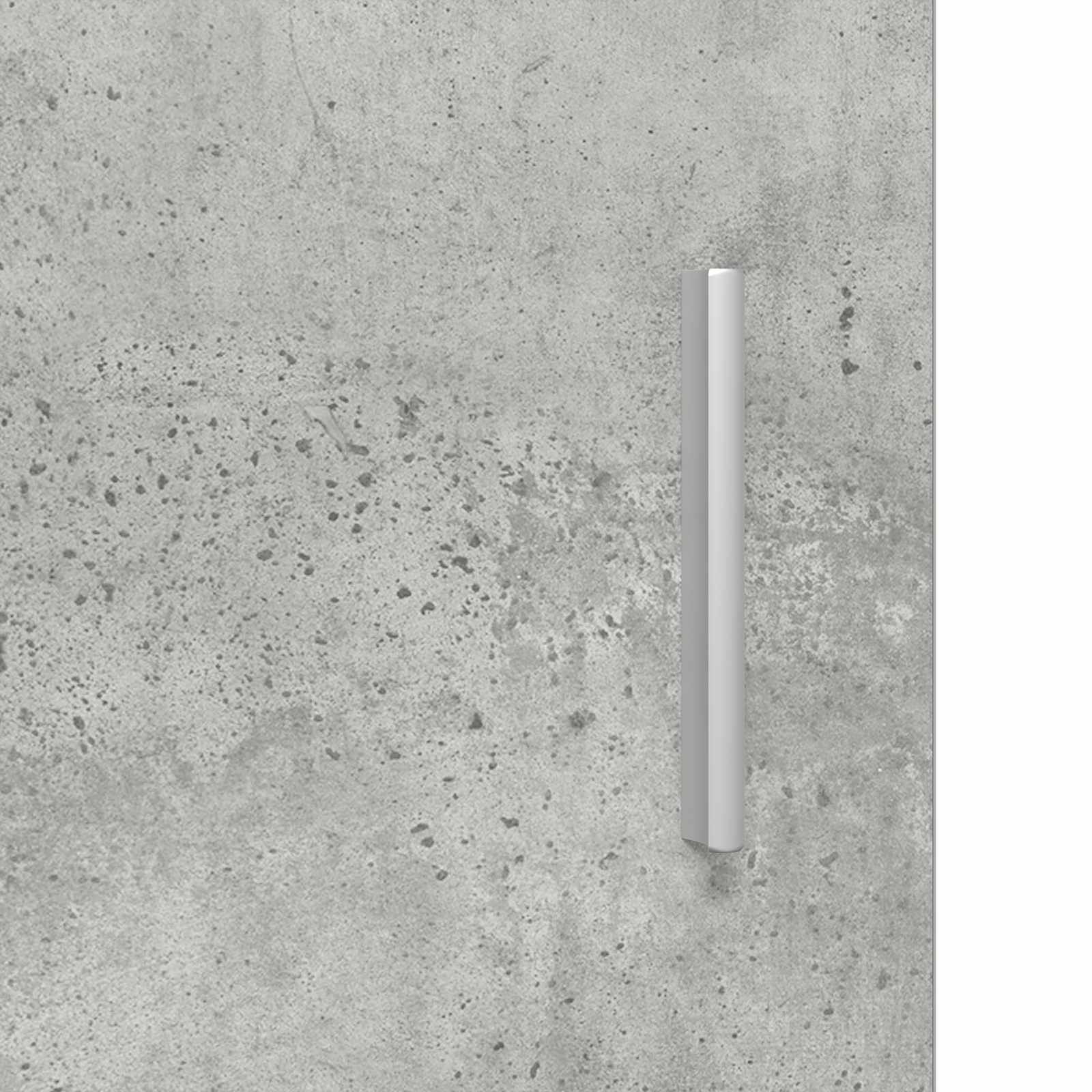 Sideboard Betongrau 72 x 36 x 80 cm Holzwerkstoff