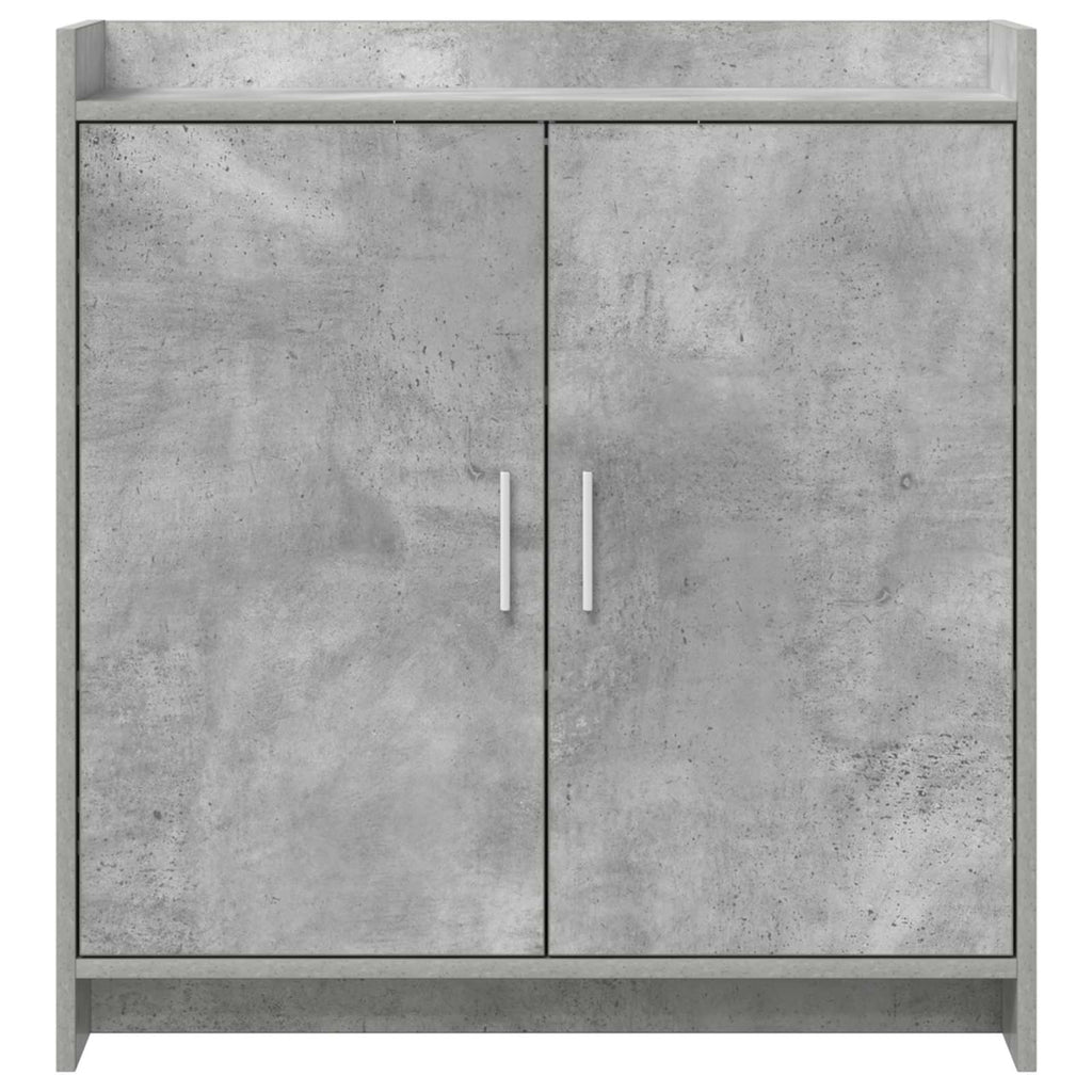 Sideboard Betongrau 72 x 36 x 80 cm Holzwerkstoff