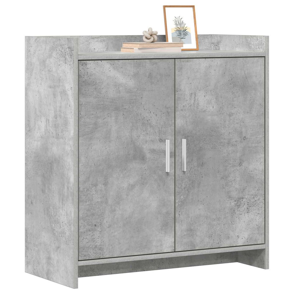 Sideboard Betongrau 72 x 36 x 80 cm Holzwerkstoff