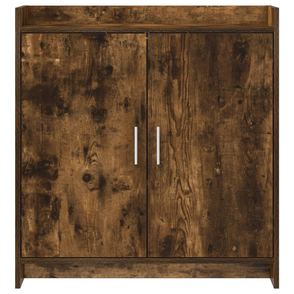 Sideboard Geräucherte Eiche 72 x 36 x 80 cm Holzwerkstoff
