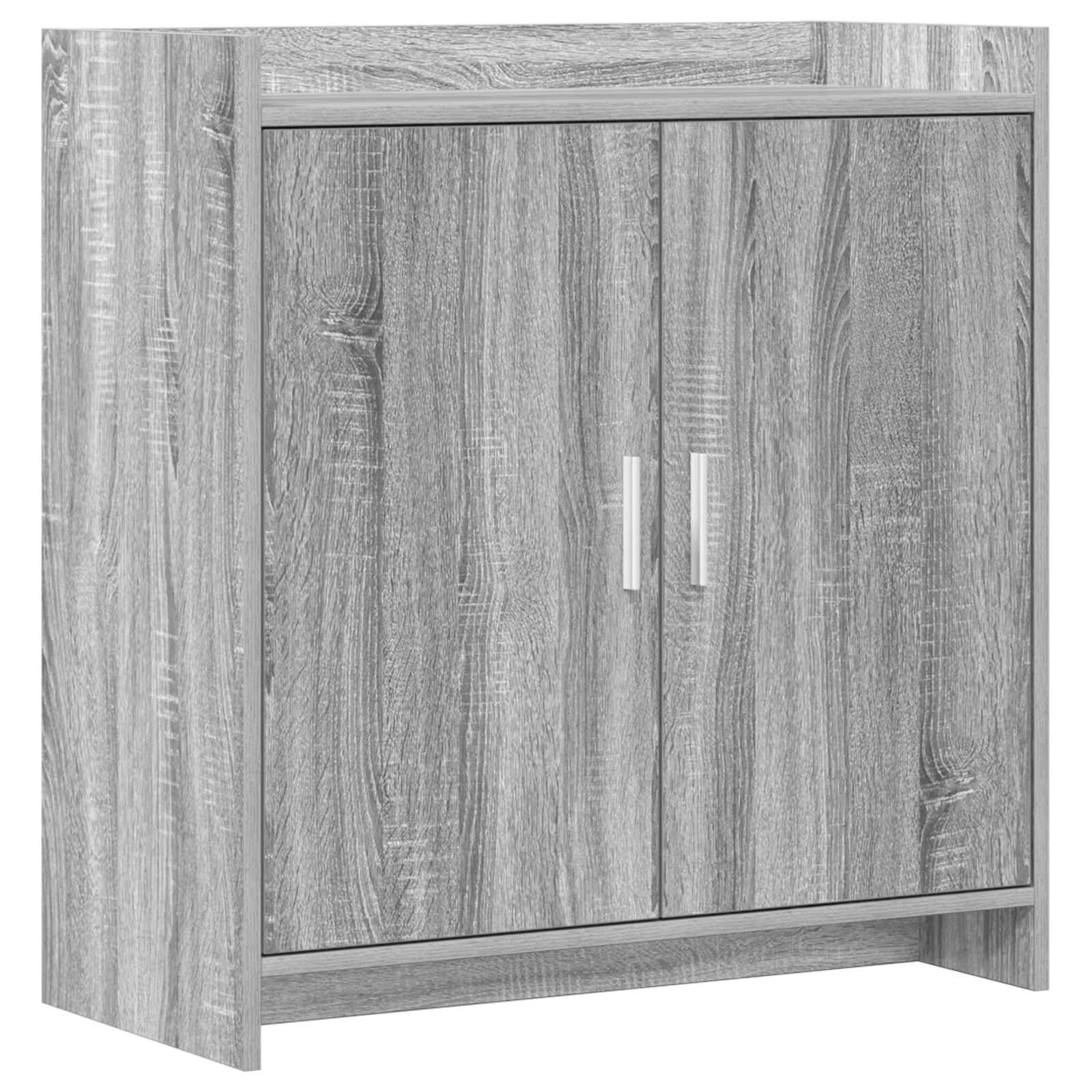 Sideboard Grau Sonoma 72 x 36 x 80 cm Holzwerkstoff