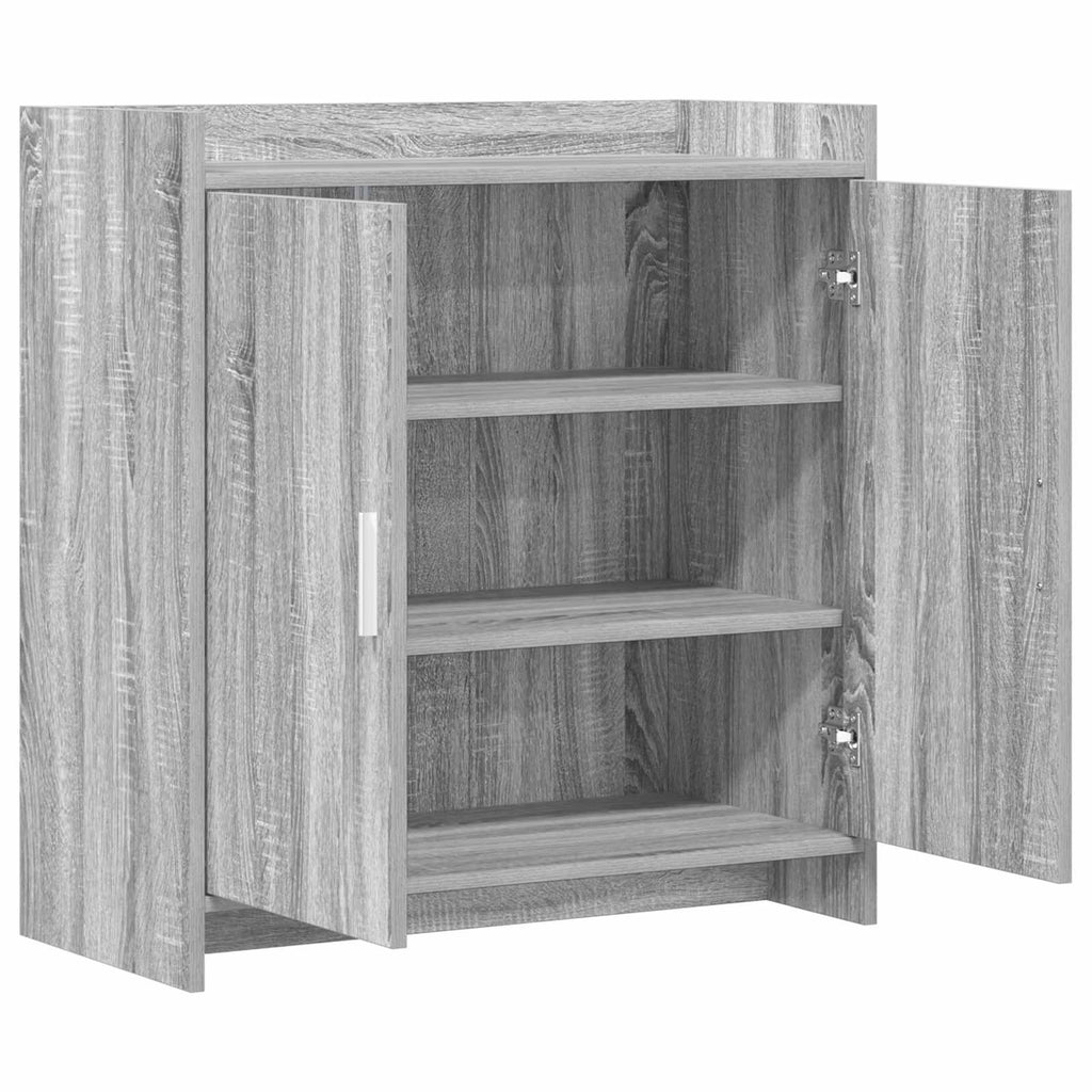 Sideboard Grau Sonoma 72 x 36 x 80 cm Holzwerkstoff