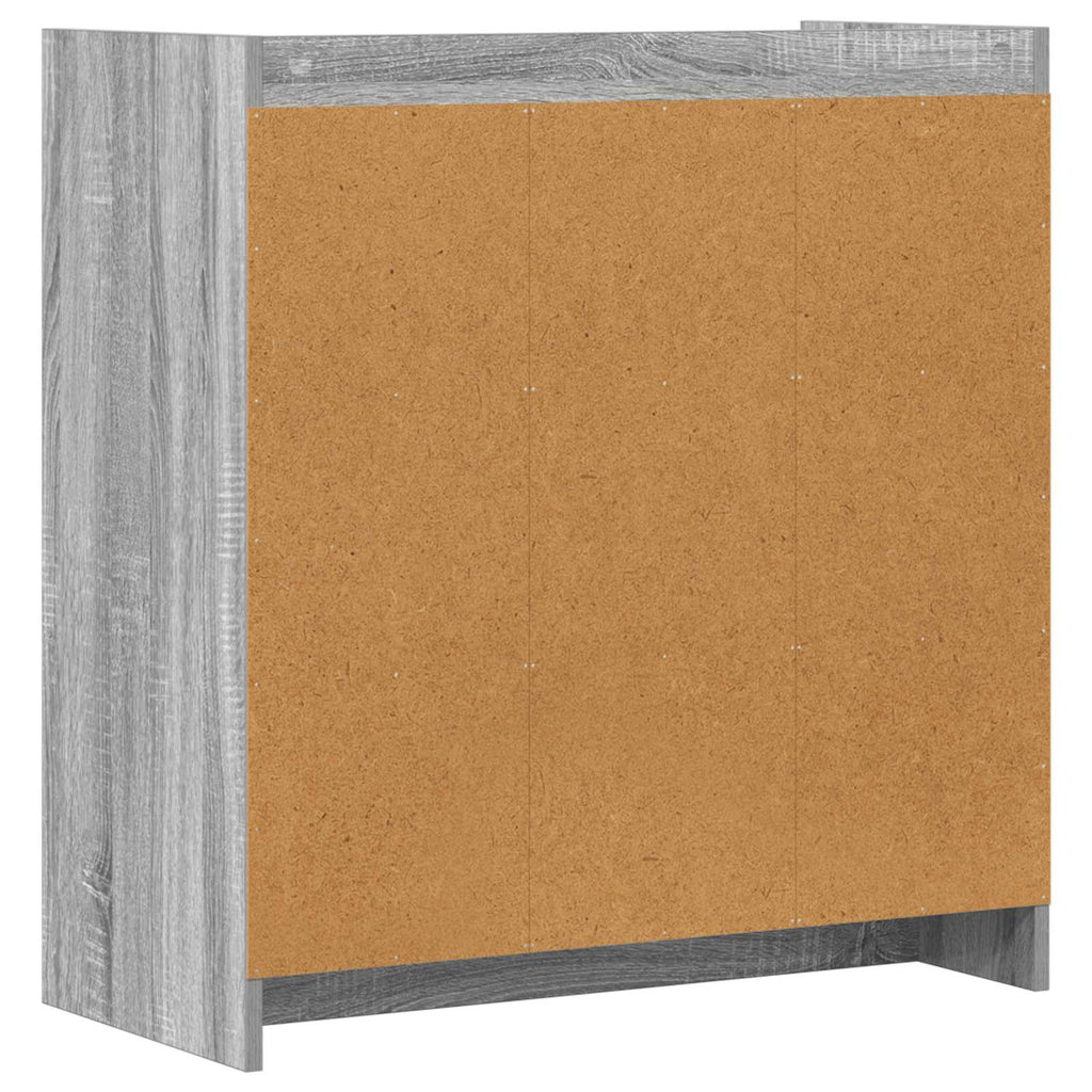 Sideboard Grau Sonoma 72 x 36 x 80 cm Holzwerkstoff
