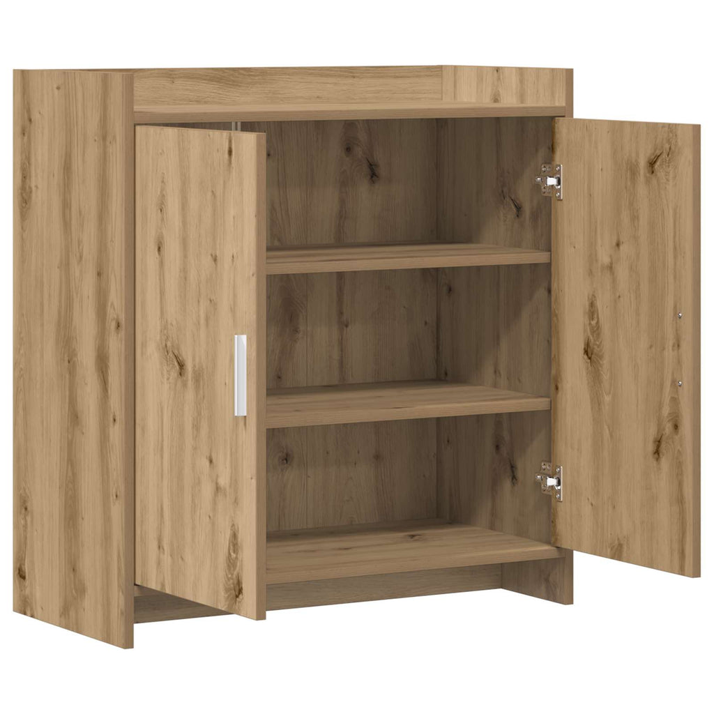 Sideboard Artisan-Eiche 72 x 36 x 80 cm Holzwerkstoff
