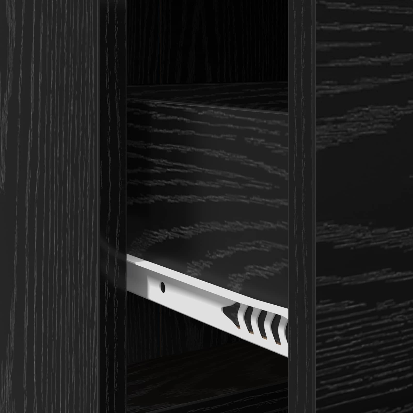 Sideboard Schwarze Eiche 75 x 33 x 80 cm Holzwerkstoff