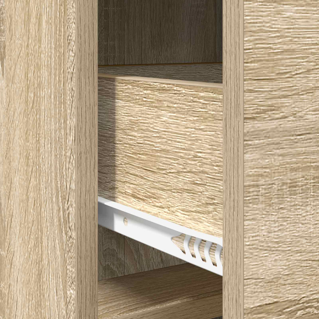 Sideboard Sonoma-Eiche 75 x 33 x 80 cm Holzwerkstoff