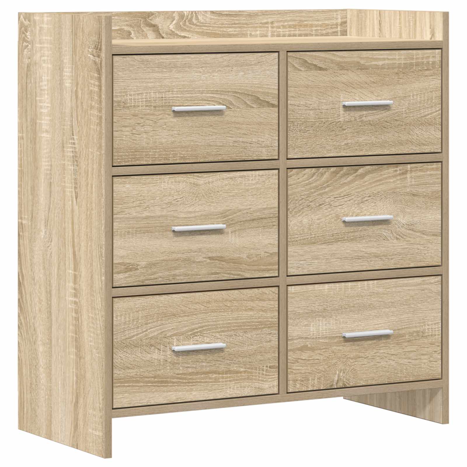 Sideboard Sonoma-Eiche 75 x 33 x 80 cm Holzwerkstoff