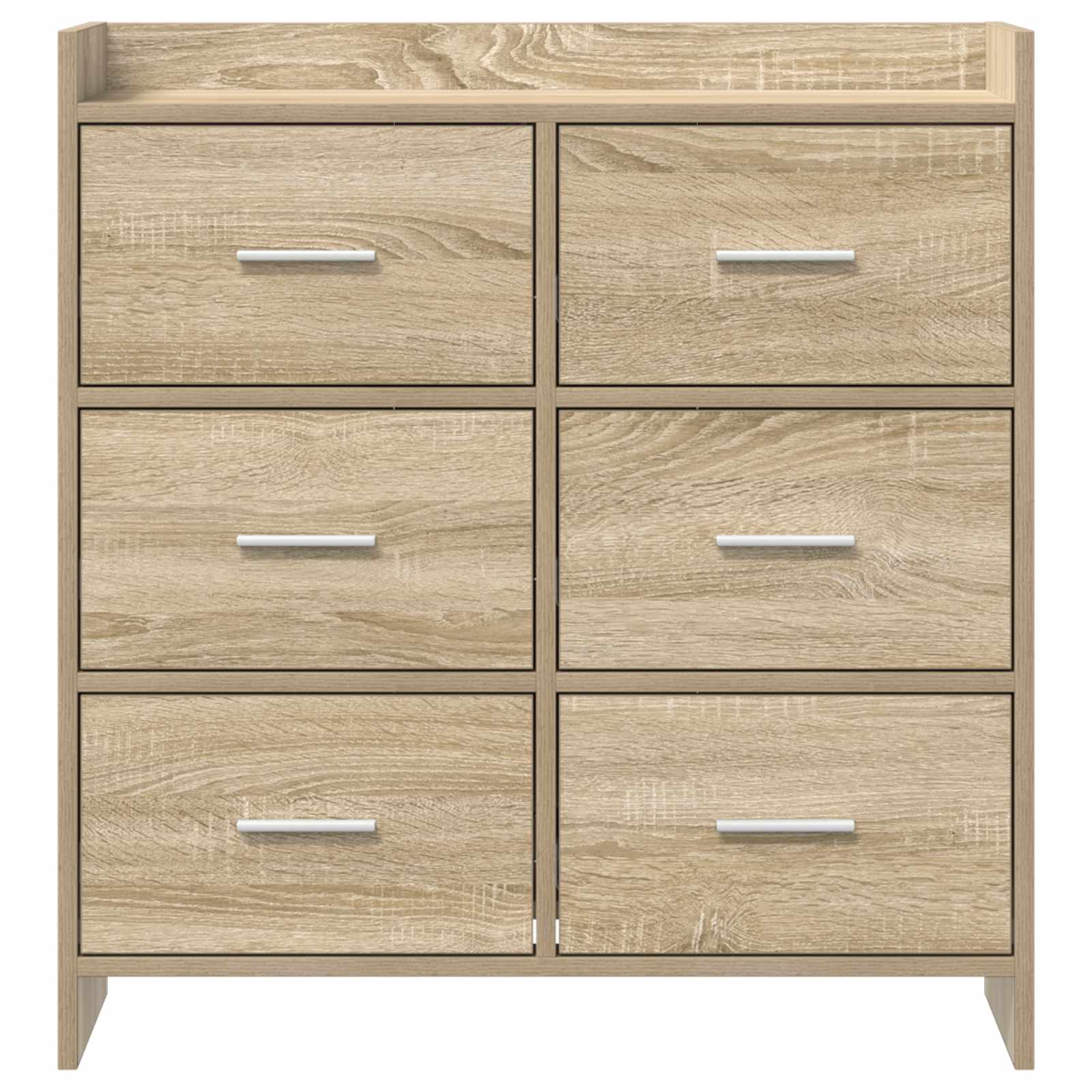 Sideboard Sonoma-Eiche 75 x 33 x 80 cm Holzwerkstoff