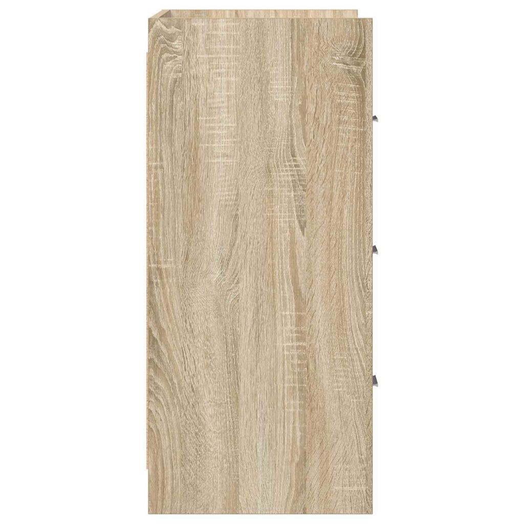 Sideboard Sonoma-Eiche 75 x 33 x 80 cm Holzwerkstoff